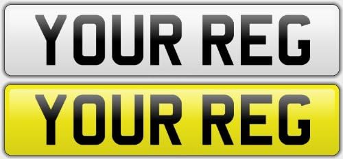 Premium Standard Number Plates - 100% MOT Compliant pair front and rear