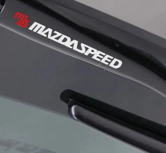 mazda speed Wing Mirror Window Glass wiperblade Decals Stickers for car x2