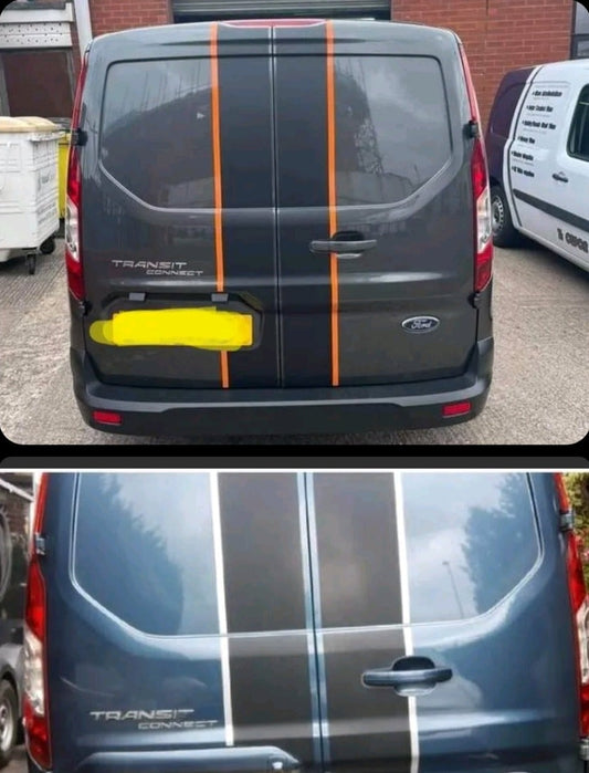 FORD TRANSIT CUSTOM SPORT ONLY REAR DOOR KIT DECAL STRIPES STICKERS RACING