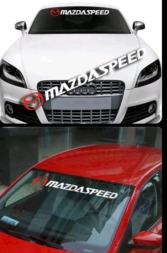 Mazda speed sunstrip  Car Window Stickers Decals Windscreen Sun-strip universal