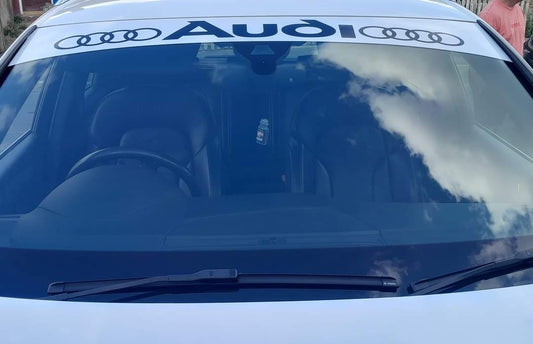 Audi sport Motorsport Universal Sunstrip Decal UK seller