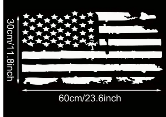 AMERICAN FLAG STICKERS DECAL CAMPERVAN MOTORHOME CARAVAN VAN CAMPER