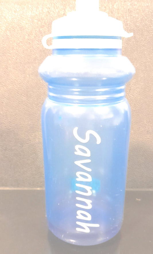 Water bottle decal