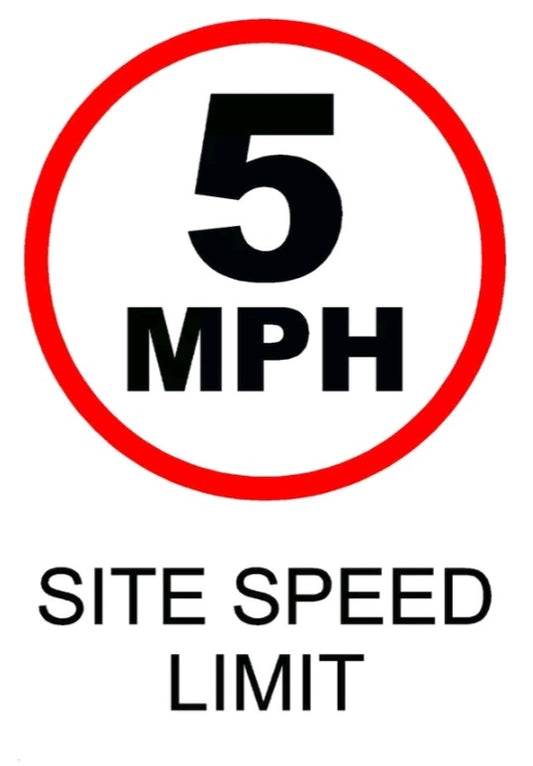 Speed Limit Sign 5 Mph Sign