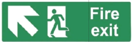 Emergency Escape Fire exit sign