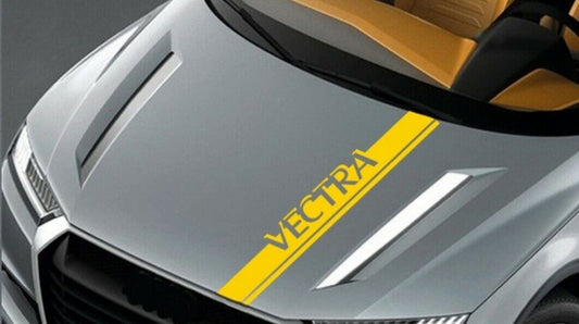 Vauxhall vectra bonnet racing stripes decals graphics stickers