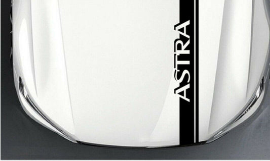 Universal vauxhall  ASTRA stripe Rally Stickers Sports Racing Decal for Hood
