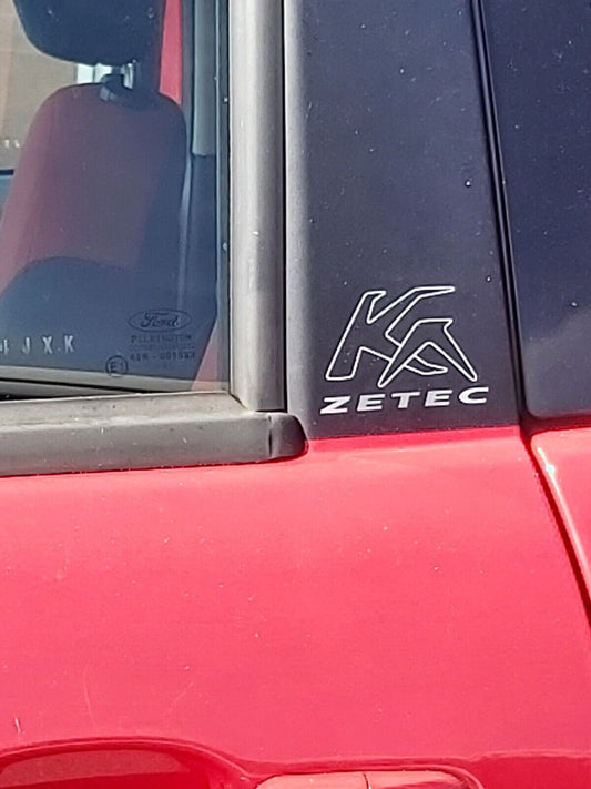 X2 Ford Ka side door logo vinyl Sticker Decal Bumper window spoiler Street KA