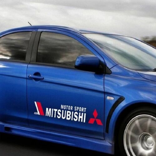 Mitsubishi sport universal side racing stripes graphics stickers decals vinyl